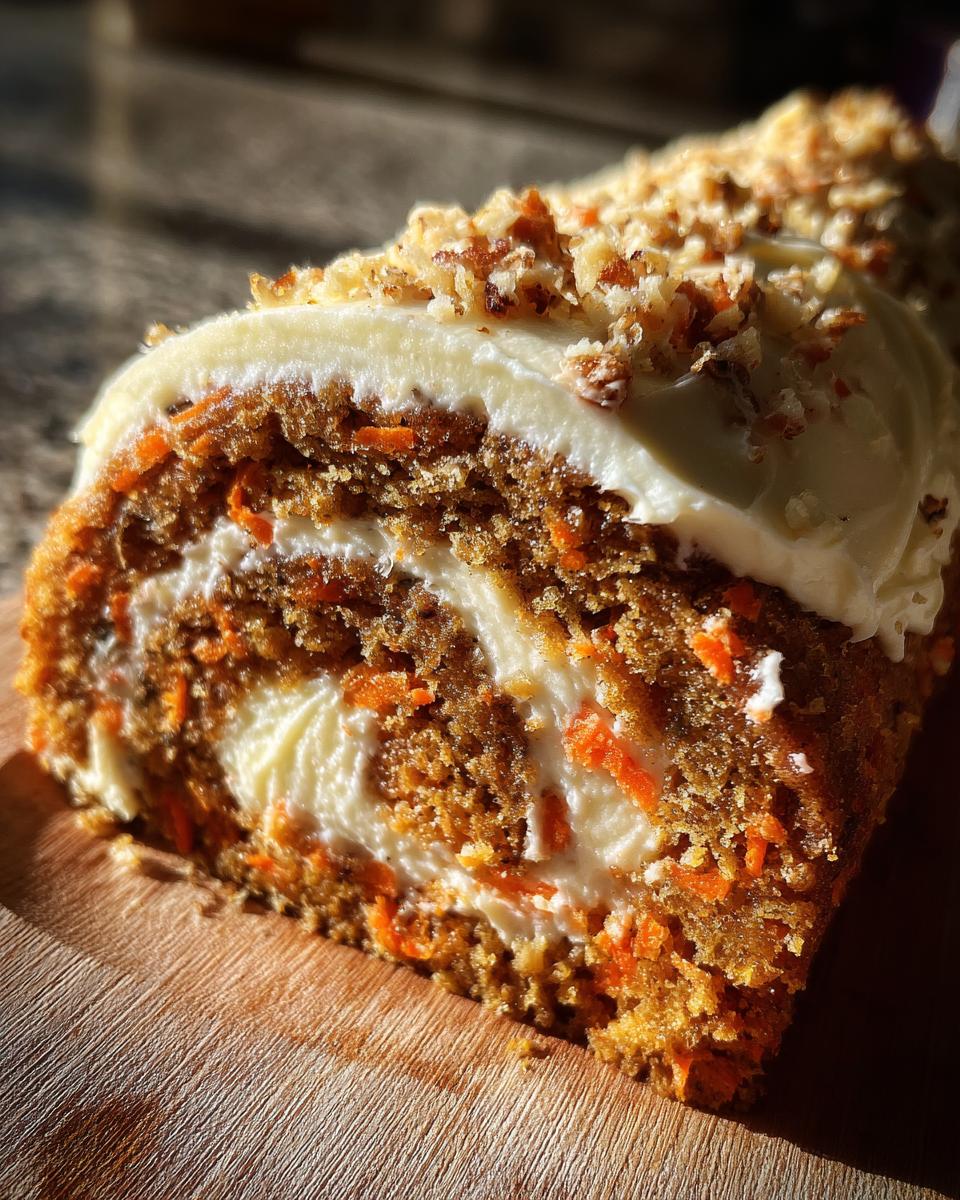 Carrot Cake Roll - detail 1