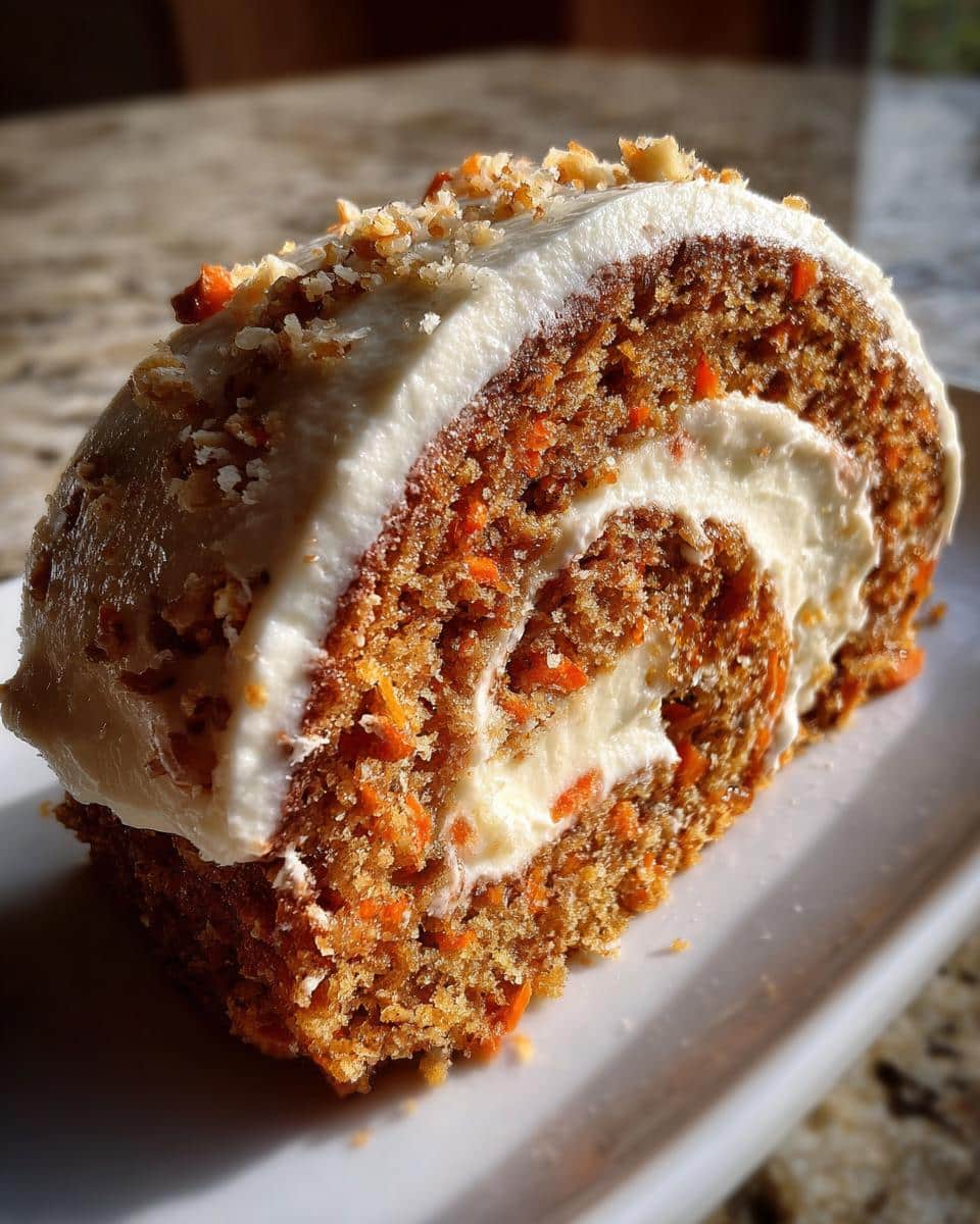 Carrot Cake Roll - detail 2