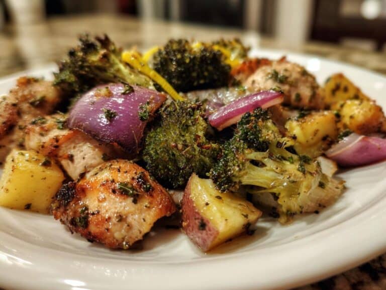 One-Pan Lemon Herb Roasted Chicken and Vegetables