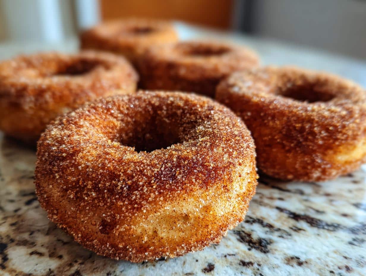 Baked Apple Cider Doughnuts