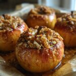 Baked Apples with Cinnamon & Oats