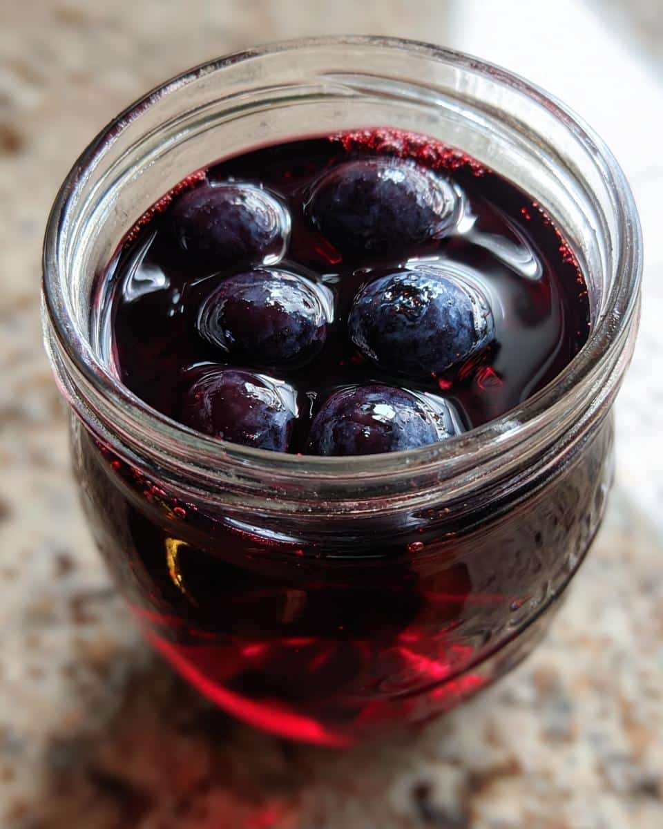 Blueberry Syrup - detail 1