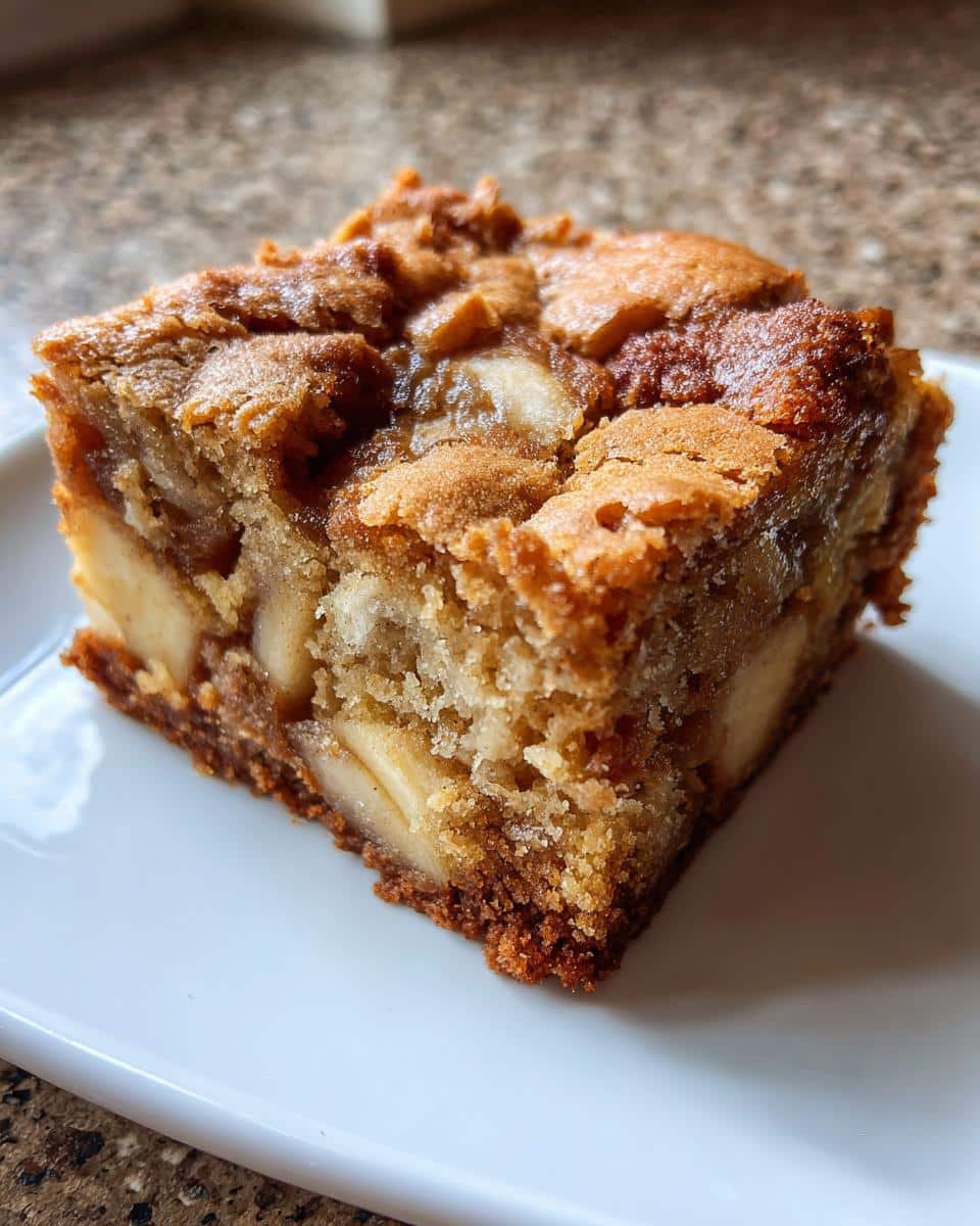 Brown Butter Apple Blondies - detail 1