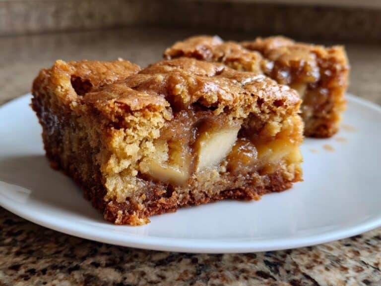 Brown Butter Apple Blondies