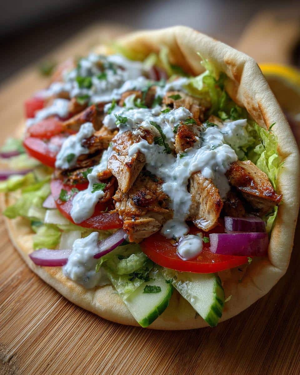 Chicken Gyros Greek - detail 1