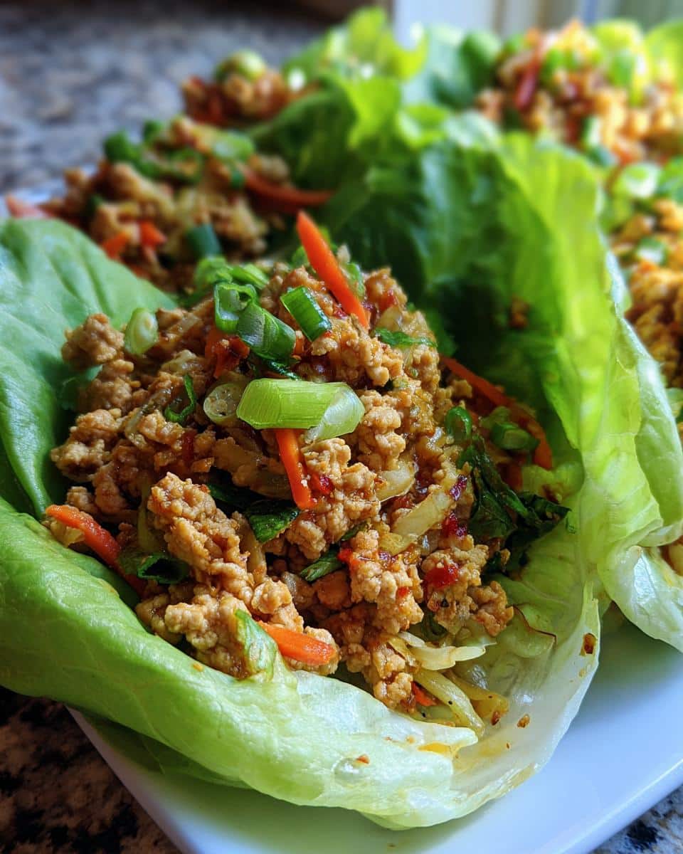 Chicken Lettuce Wraps - detail 2
