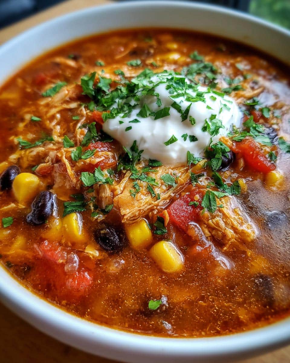 Chicken Taco Soup - detail 2