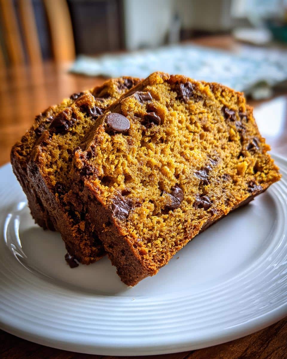 Chocolate Chip Pumpkin Bread - detail 1