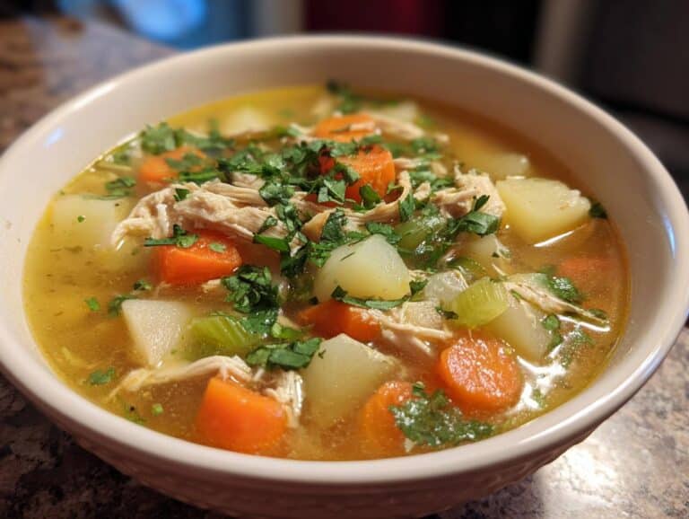 Classic Caldo De Pollo Mexican Chicken Soup