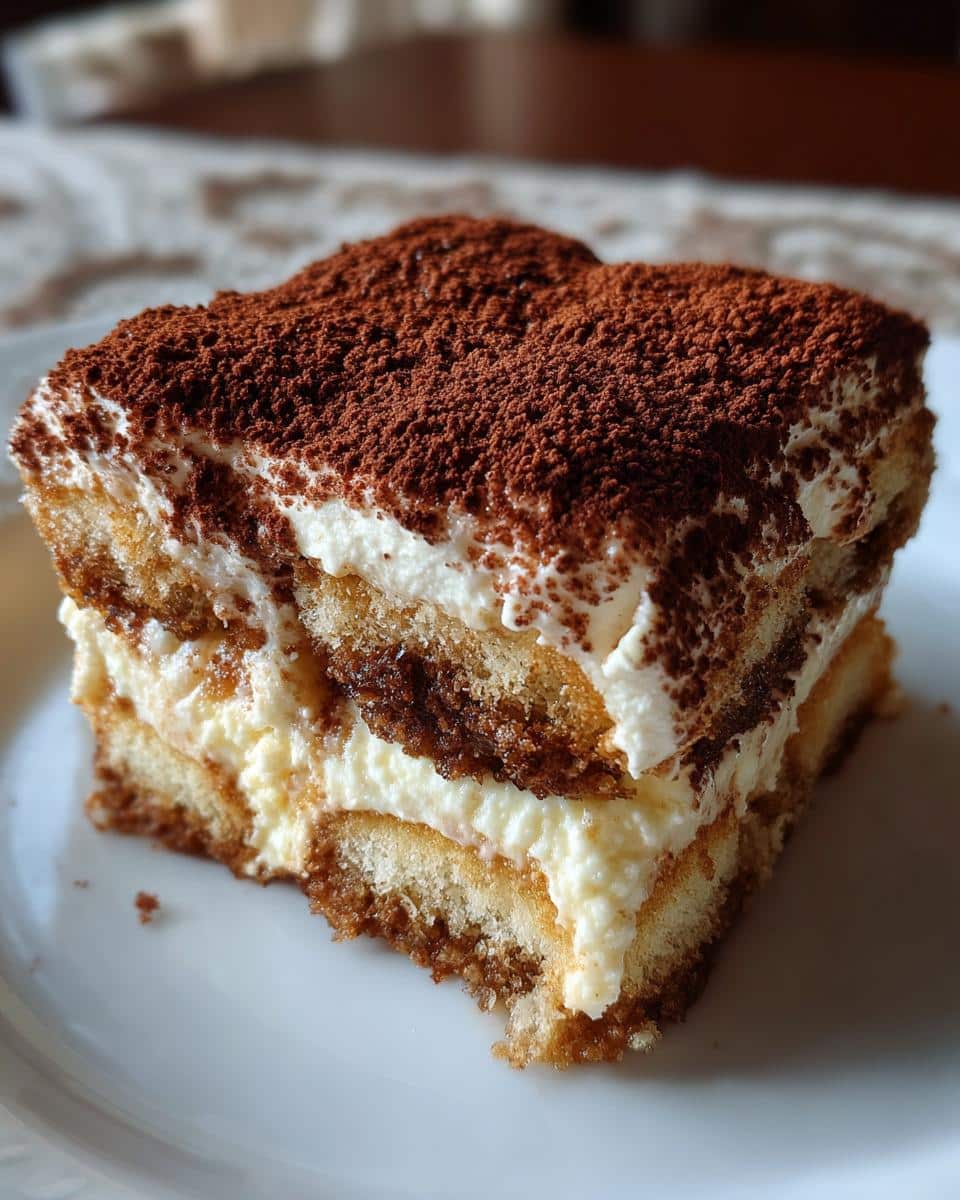 Classic No-Bake Tiramisu - detail 1
