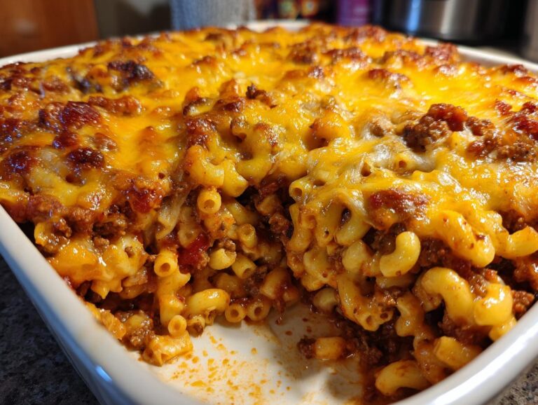Coney Chili Mac Casserole