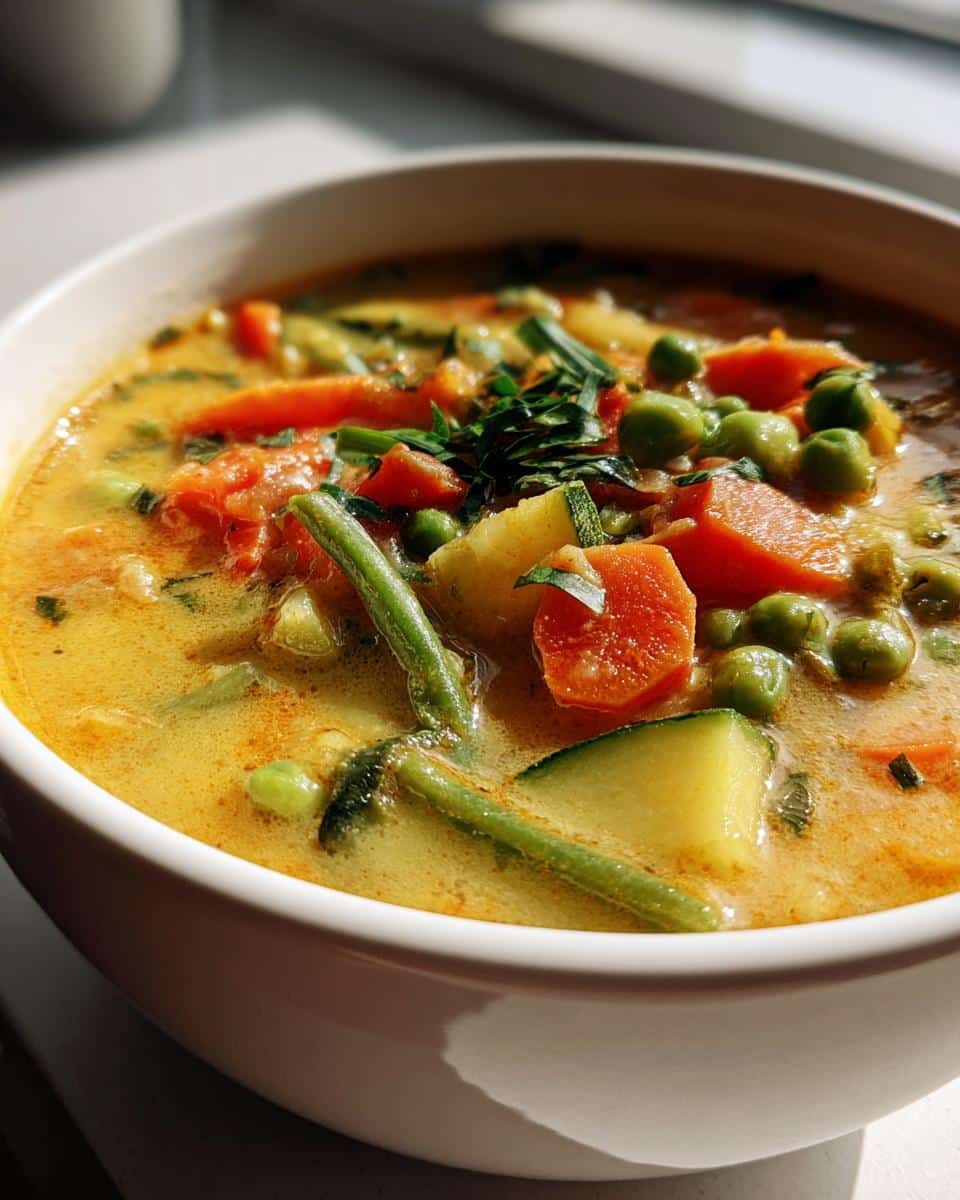 Cozy One-Pot Creamy Vegetable Soup - detail 1