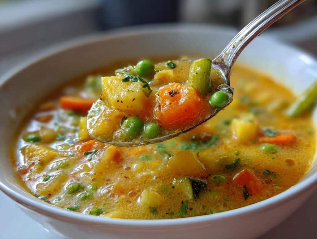 Cozy One-Pot Creamy Vegetable Soup
