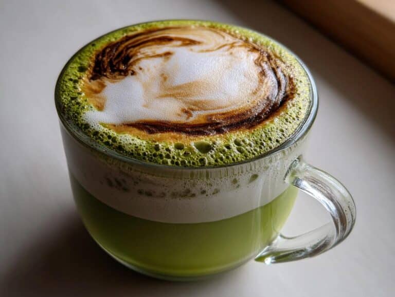 Dirty Matcha Latte