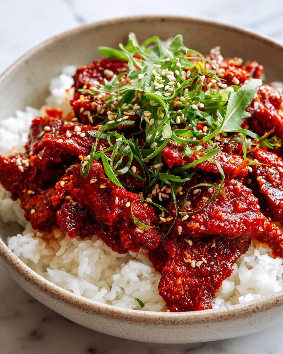 Easy Korean Gochujang Beef Bowls - detail 1