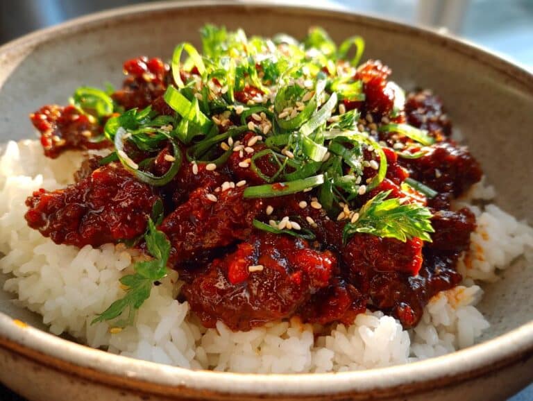 Easy Korean Gochujang Beef Bowls