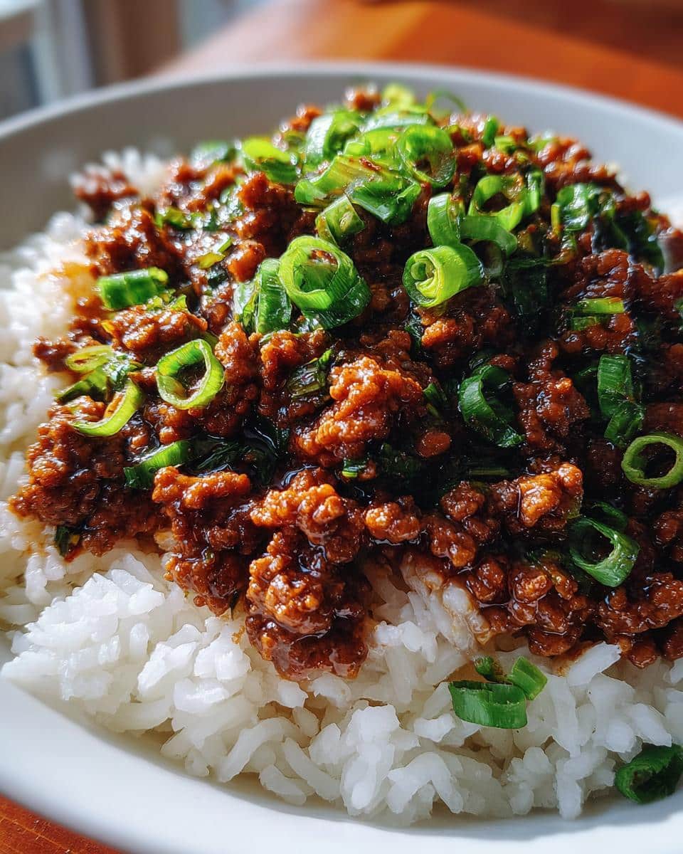 Easy Mongolian Ground Beef Recipe 15 Minutes - detail 1