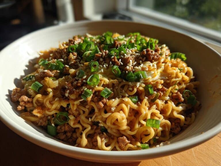 Egg Roll in a Bowl Ramen