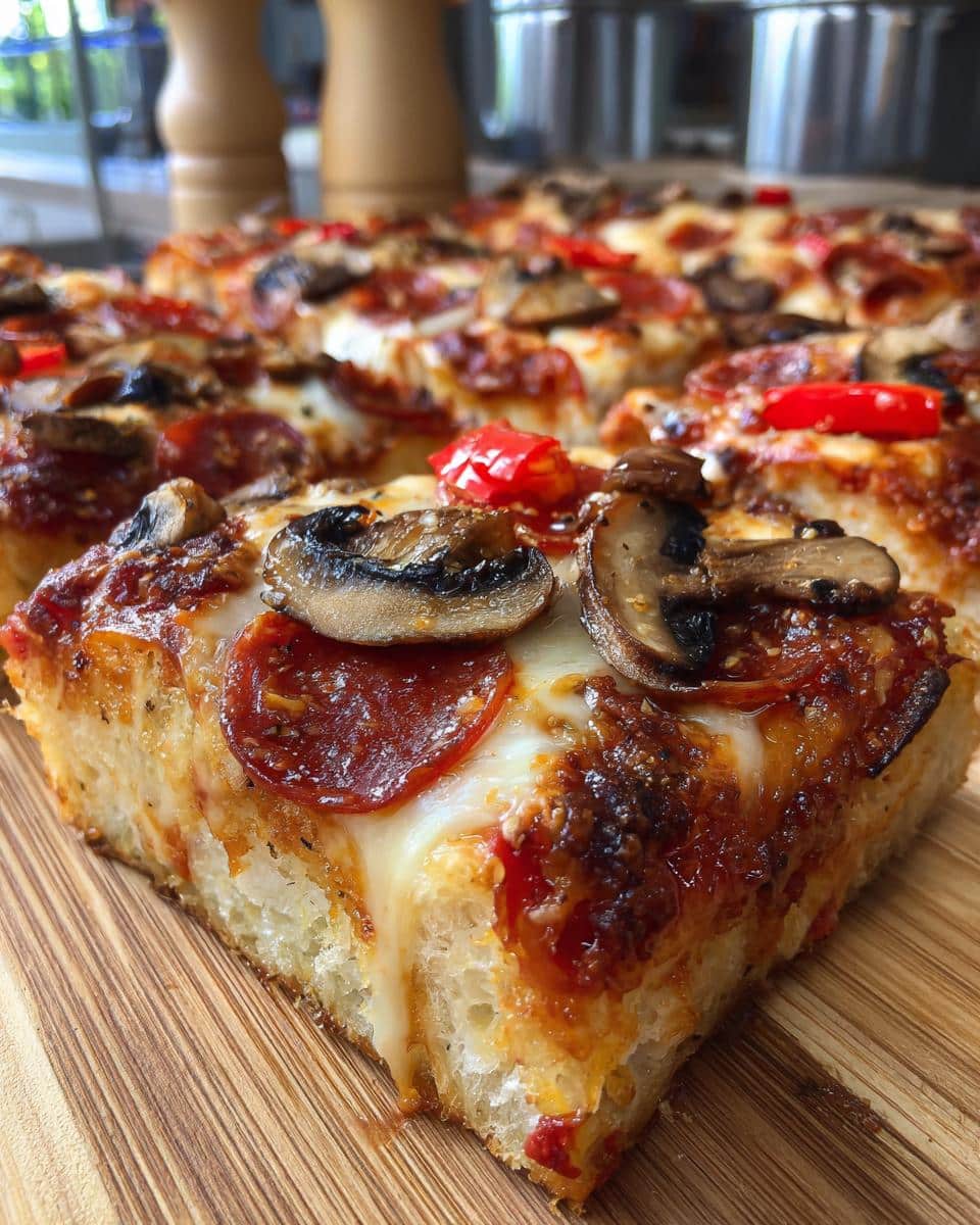 Focaccia Pizza - detail 1