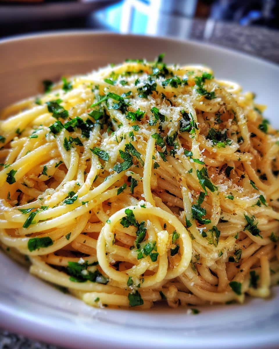 Garlic Parmesan Spaghetti - detail 2