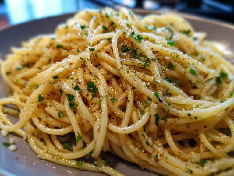 Garlic Parmesan Spaghetti