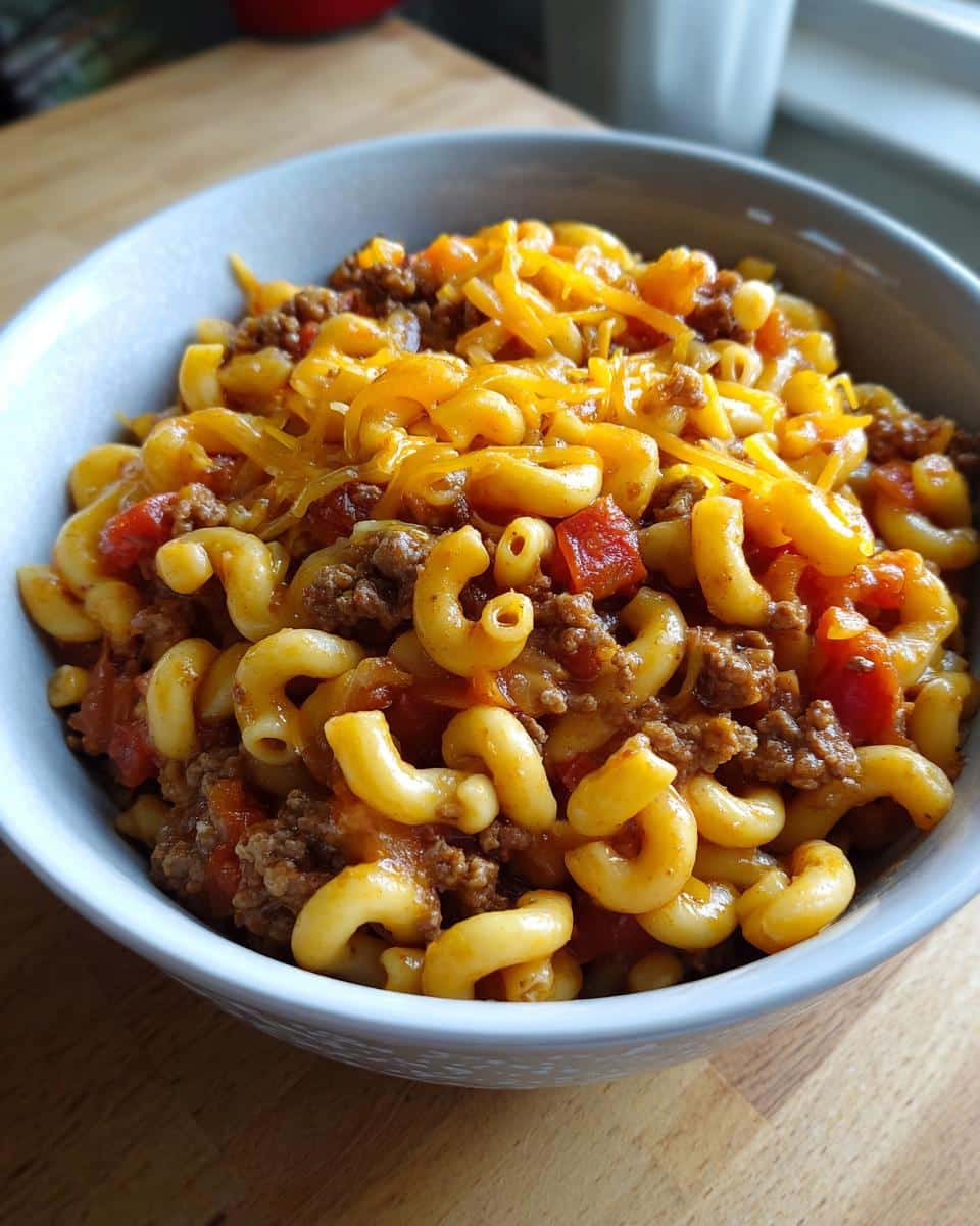 Goulash Recipe with Ground Beef and Macaroni - detail 1