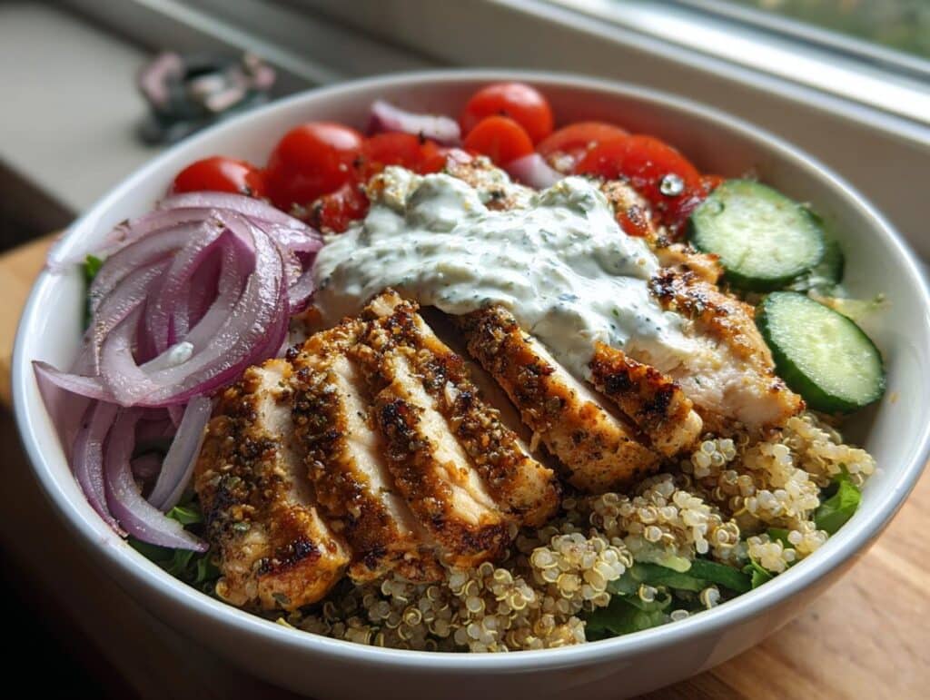 Greek Chicken Bowls