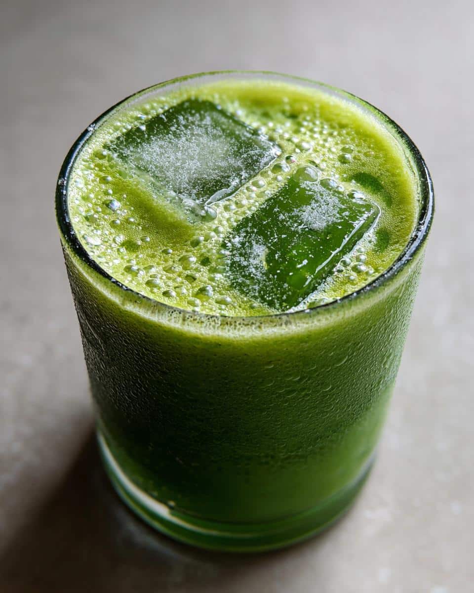 Green Detox Smoothie (Spinach, Banana, Pineapple) - detail 2