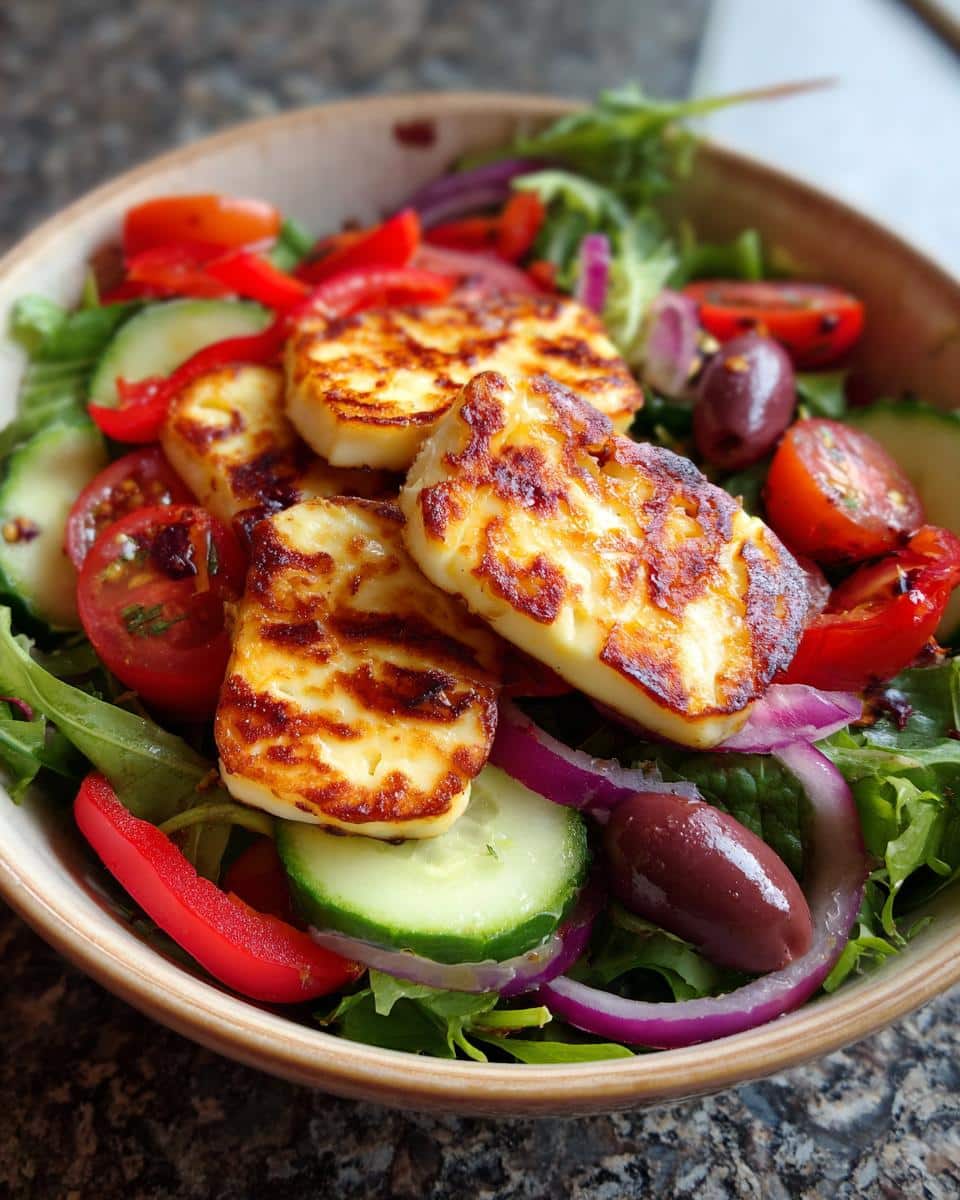 Grilled Halloumi Salad - detail 1