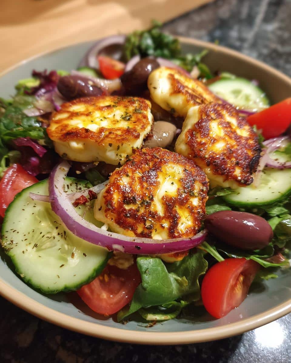 Grilled Halloumi Salad - detail 2