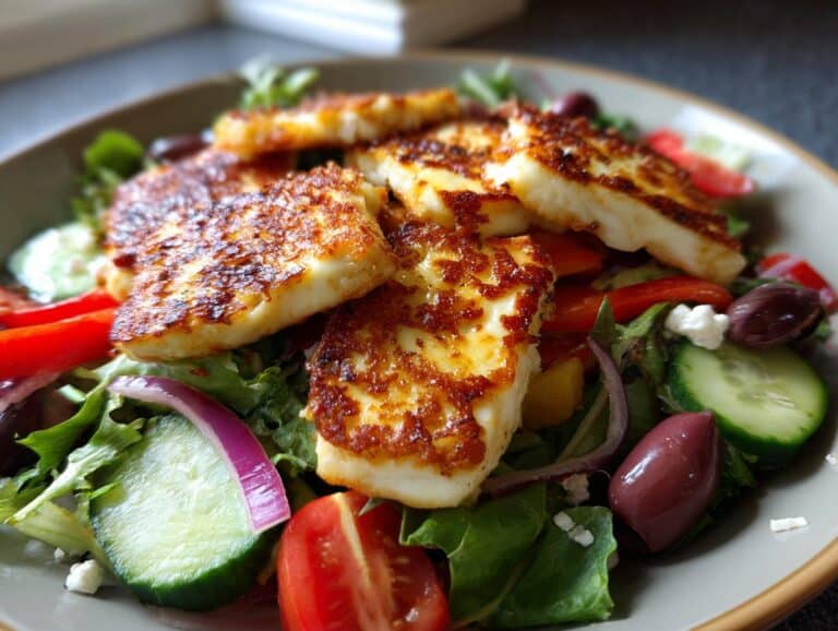 Grilled Halloumi Salad