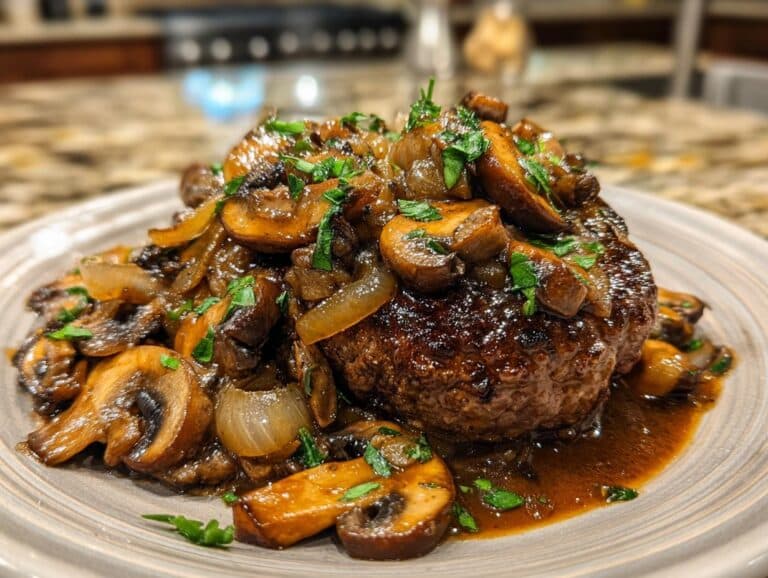 Hamburger Mushroom Steaks