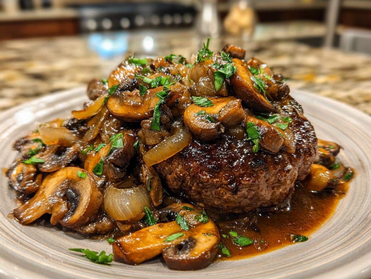 Hamburger Mushroom Steaks