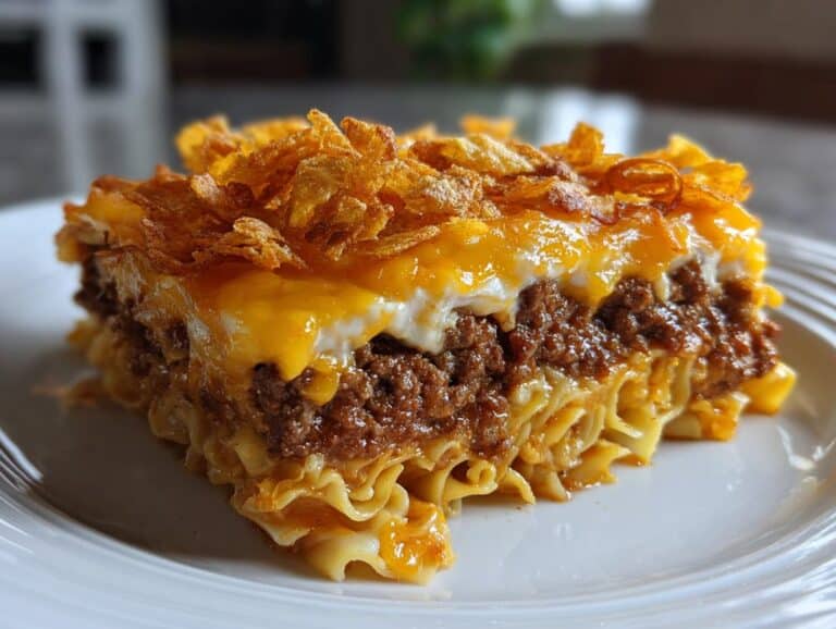 Hearty Southern Five Layer Beef Casserole