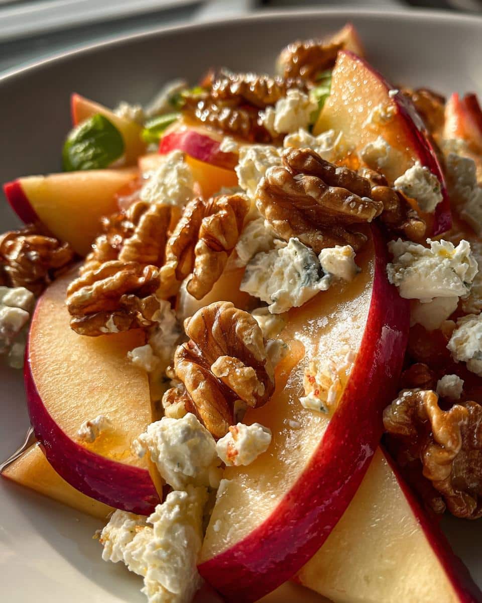 Honeycrisp Apple and Feta Salad - detail 1
