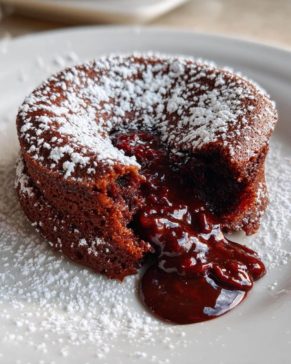 Individual Molten Chocolate Lava Cakes - detail 1