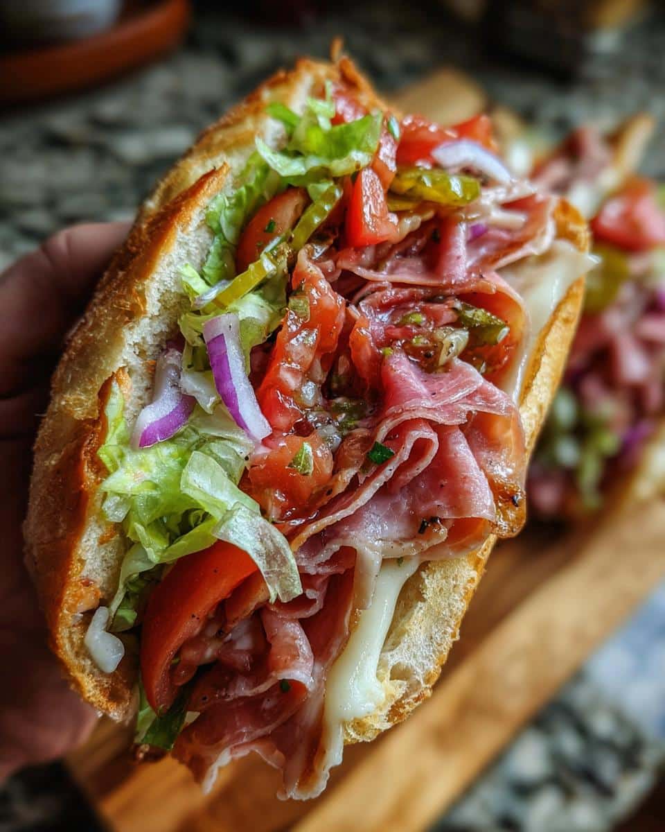 Italian Grinder Sandwich - detail 1