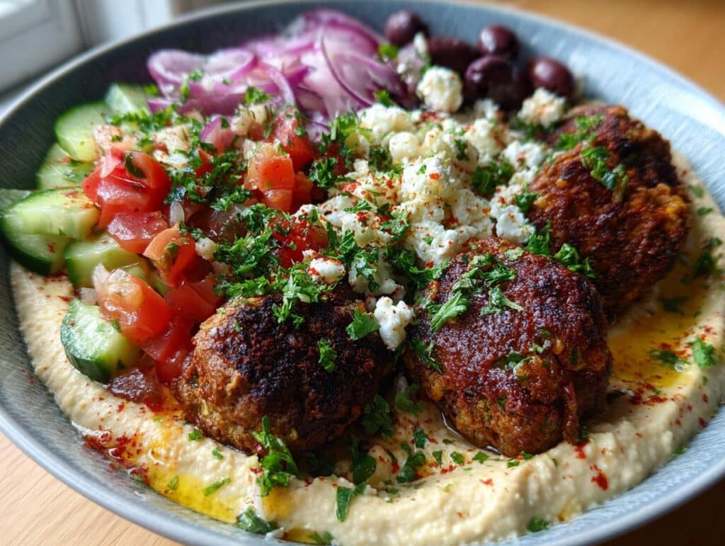 Mediterranean Hummus & Falafel Bowls
