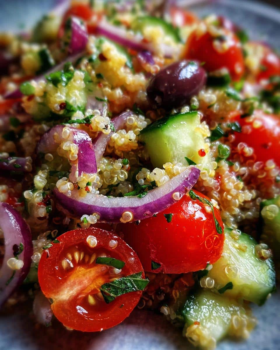 Mediterranean Quinoa Salad - detail 1