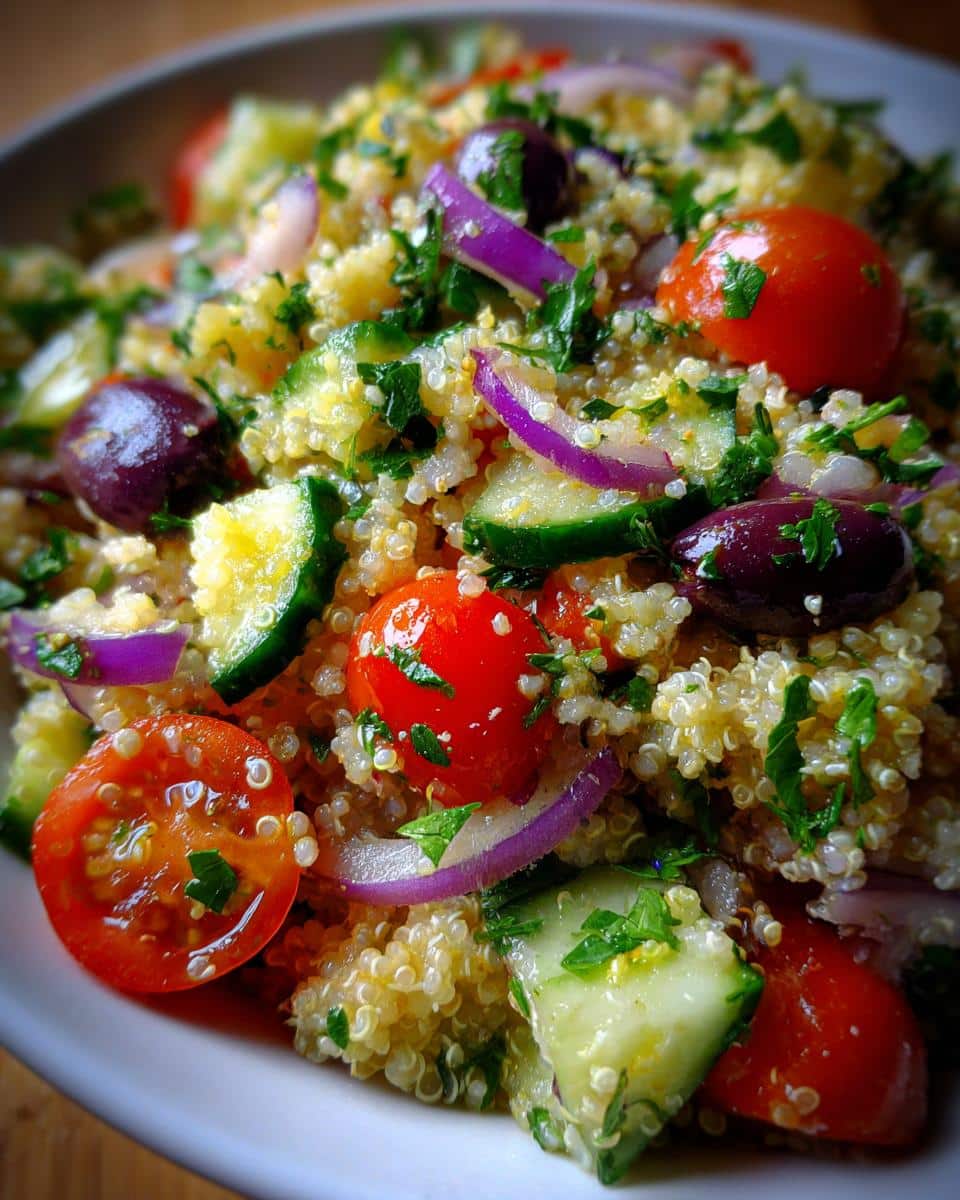 Mediterranean Quinoa Salad - detail 2