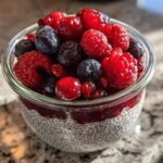 Overnight Chia Pudding with Berries