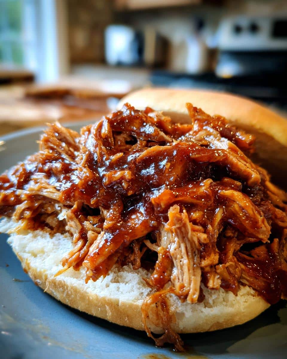 Slow Cooker BBQ Pulled Pork - detail 1