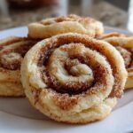 Soft Cinnamon Roll Sugar Cookies with Swirled Cinnamon Filling