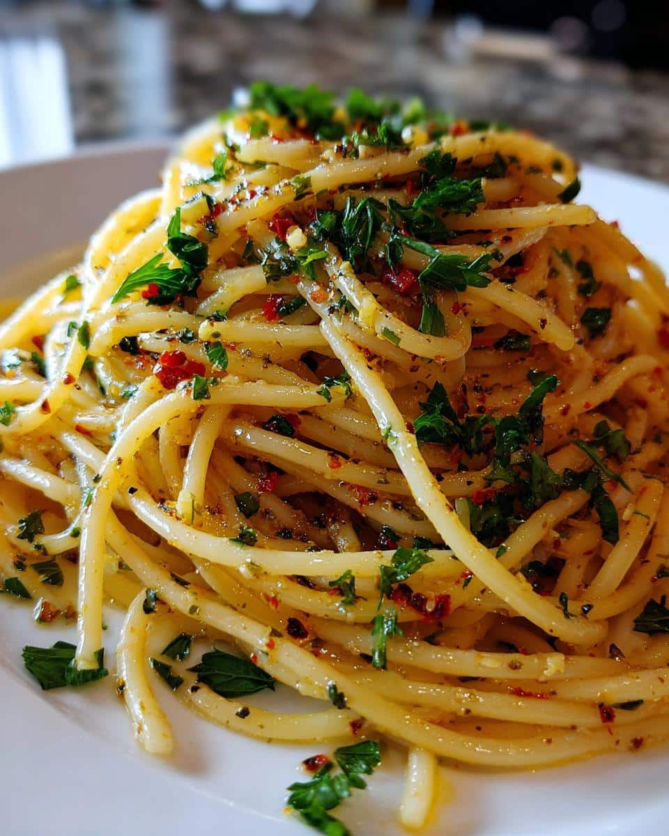 Spaghetti Aglio e Olio - detail 1