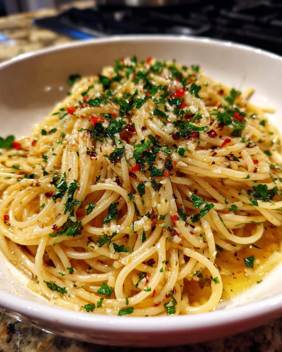 Spaghetti Aglio e Olio - detail 2