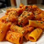 Spicy Rigatoni with Creamy Tomato Sauce