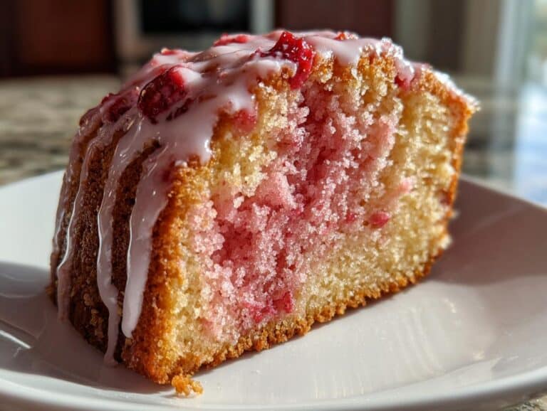 Strawberry Pound Cake