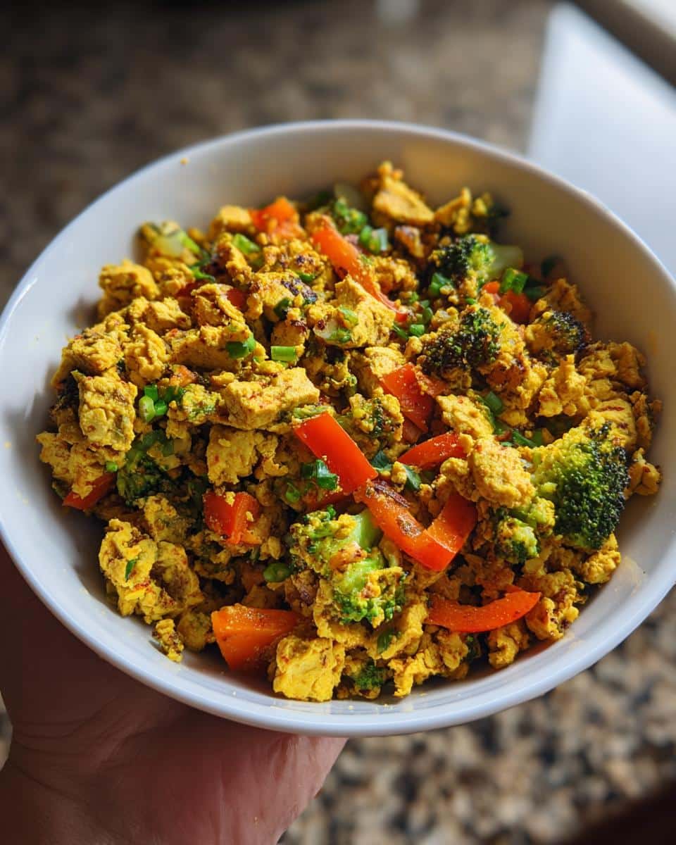 Tofu Scramble with Veggies - detail 1