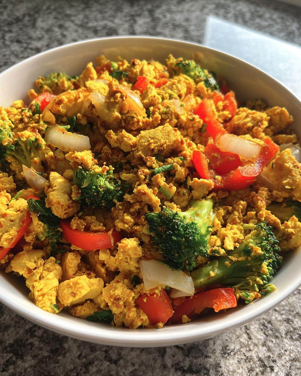 Tofu Scramble with Veggies - detail 2