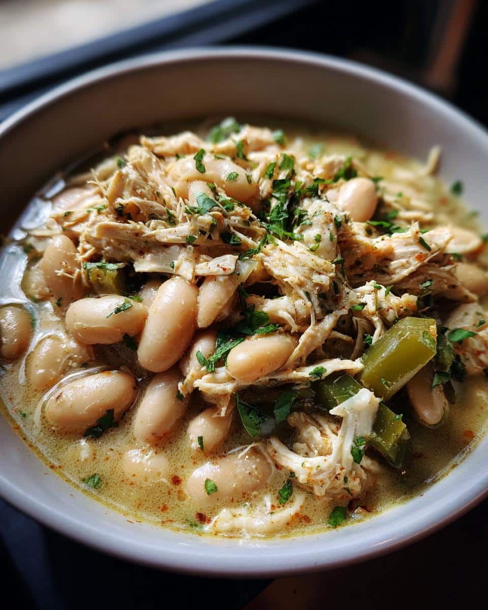 White Chicken Chili Crockpot Recipe - detail 1